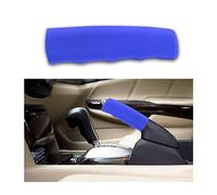 BESULEN Car Handbrake Cover, Silicone Anti-Slip Hand Brake Sleeve, Wave Shaped Decorative Protector for Car Brake Lever, Universal Handbrake Comfortable Grip Cover Car Interior Accessories (Blue)