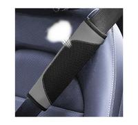 BESULEN Car Seat Belt Pads Cover, 2 Pack Leather Mesh Universal Seatbelt Shoulder Strap Protector, Soft Harness Pad Safety Belt Cover for Comfortable Driving, Car Interior Accessories (Gray)