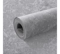 Beswitory Dark Grey Concrete Effect Wallpaper Thick Textured Distressed Concrete Design Industrial Cement Metallic Glitter Wallpaper Decorative Luxury Wall Paper Roll for Living Room Hallway Bedroom
