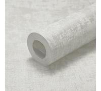 Beswitory Industrial White Concrete Wallpaper White Cement with Subtle Metallic Glitter Textured Wallpaper Feature Retro Decorative Luxury Living Room Hallway Bedroom Wall Paper Roll for Adults