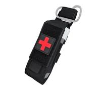 BESWON Tactical Tourniquet Holder TQ Pouch, Molle Tourniquet Holster Medical Shears Pouch for Duty Belt, Outdoor Small Tool Bag Organizer