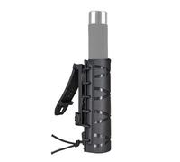 BESWON Universal Baton Holder for Duty Belt, 21" to 26" Telescopic/Expandable Baton Holster with 360° Rotatable Belt Clip, Molle Baton Pouch for Police LE Security Officer
