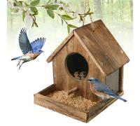 BESWORLDS DIY Wooden Hummingbird House Assembly Kit for Outside Hanging