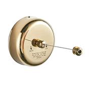 BESy Retractable Clothesline SUS304 Stainless Steel Clothes Dryer with Adjustable Stainless Steel Rope String Hotel Style Heavy Duty,9.2 Feets,Golden Finish, Round Style