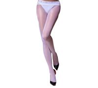 BESYFAY Women's Sexy 8D Oil Shiny Glossy 360°Seamless Pantyhose Low Rise See Through Sheer Tights Silky Stockings