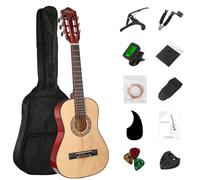 BESYOU 30" Wood Acoustic Guitar with Case,guitar book and Accessories for Kids/Girls/Boys/Beginners (Natural)