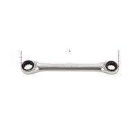 Beta 001950606-195As 5/16X3/8-Ll Pol. Straight Ratchet