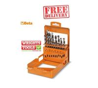 BETA 004120419 - Set of twist drills with cylindrical shanks in case top quality