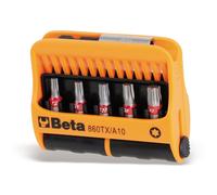 Beta 008600970 860 TX/A10 10pc Torx Bits With Magnetic Bit Holder 1/4in Hex