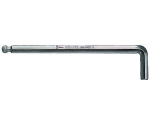 Beta 05022060001 950PKL HEX Key, 5.0/160, Long Ball end Chrome Plated