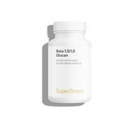 Beta 1,3/1,6 Glucan - Immune System Support - Helps Boost Vitality - Supports Normal Cholesterol Levels - Vegan - SuperSmart