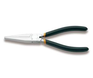 Beta 10080006 Model 1008 160 Flat Knurled Nose Pliers, Slip-proof, Pvc Coated Handles, 160mm Long