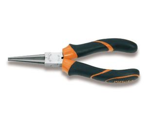 Beta 10100036 Model 1010 BM160 Round Knurled Nose Pliers, Bi-material Handles, 160mm Long