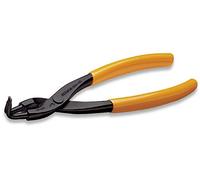 Beta 10340013 Model 1034 130X09 Internal Circlip Pliers, Bent Pattern, 90deg, Pvc-coated Handles for 6-12mm Circlips, 130mm x 0.9mm
