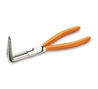 Beta 10340320 Model 1034 L Nose Pliers For Elastic Safety Rings, Holes Pvc-coated Handles for 40-100mm Circlips, 90deg, 192mm Curved Long