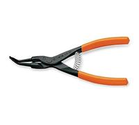 Beta 10370021 Model 1037 225 External Circlip Pliers, Bent Pattern, 45deg, Pvc-coated Handles for 40-100mm Circlips, 225mm