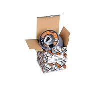 BETA 11204A 60 Flap Discs with Zirconium Abrasive Cloth, Fibreglass Holder and Single Blade