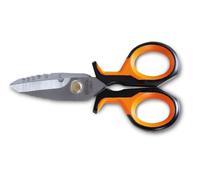 BETA 1128BSX Electrician Scissors with Graduated Router Profiles Stainless Steel with Case