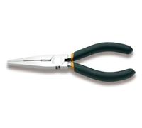 Beta 11620010 Model 1162 200 Flat Knurled Nose Pliers, Slip-Proof Handles, 200mm Extra Long
