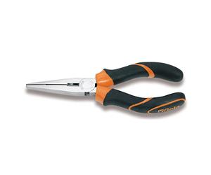 Beta 11620036 Model 1162 Bm160 Flat Knurled Nose Pliers, Bi-Material Handles, 160mm Extra Long