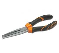 Beta 11620040 Model 1162 Bm200 Flat Knurled Nose Pliers, Bi-Material Handles, 200mm Extra Long