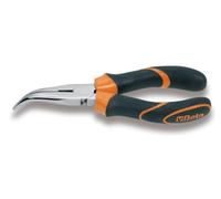 Beta 11680036 Model 1168 BM160 Bent Needle Knurled Nose Pliers, Bi-material Handles, 160mm Extra Long