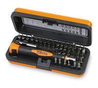 Beta 12560100 Model 1256 /C36-2 Bi-material Micro-screwdriver with 36 Interchangeable, 4mm Hex Bits and Magnetic Extension