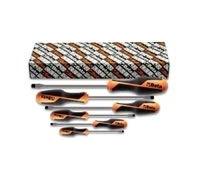 Beta 12600306 Model 1260 /S6 Screwdrivers for Slotted Head Screws, 6 Pieces