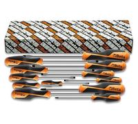 Beta 12630112 Model 1263 /S12 Screwdrivers for Cross Head Phillips and Slotted Head Screws, 12 Pieces