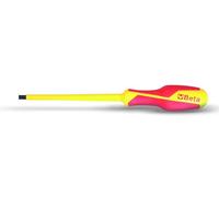 Beta 12740712 Model 1274 MQ6.5X150 Screwdrivers for Slotted Head Screws, 1000v Vde, 6.5mm x 150mm