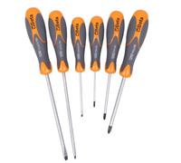 Beta 012930401 1293 /D6 6pc Screwdrivers For Cross Phillips & Slotted Screws