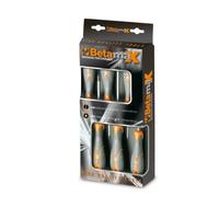 Beta 12930403 Model 1293 /D8 Screwdrivers for Cross Head Phillips and Slotted Head Screws, 8 Pieces