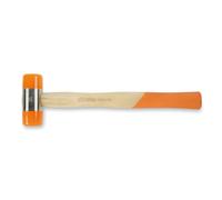 Beta Tools Rubber Hammer with Wooden Shaft