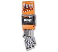Beta 1420087 Model 142 /SC9I Reversible Ratcheting Combination Spanners with Compact Support, 9 Pieces