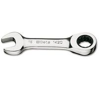 Beta 1420109 Model 142 C9 Ratcheting Combination Spanner, Straight Short Series, 9mm