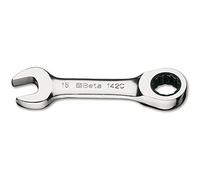 Beta 1420113 Model 142 C13 Ratcheting Combination Spanner, Straight Short Series, 13mm