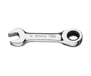 Beta 1420113 Model 142 C13 Ratcheting Combination Spanner, Straight Short Series, 13mm