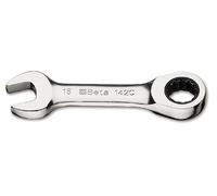 Beta 1420118 Model 142 C18 Ratcheting Combination Spanner, Straight Short Series, 18mm