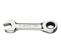 Beta 142C 14mm x 14mm Ratcheting Combination Wrench, Chrome Plated