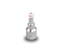 Beta 14940210 Model 1494 E10 Male Hexagon Oil Drain Plug Sockets, 1/2 Drive, 10mm