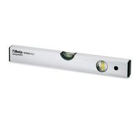 Beta 16960206 Model 1696 B600 Spirit Level with Magnetic Bases and 2 Vials, Anodized Aluminium, 600mm