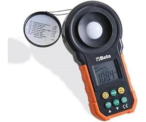 Beta 1760LX Portable Digital Luxmeter with External Rubber and 9V Battery for Operation and Weight 162g