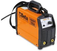 BETA 1860BHT/160A Inverter Welding Machine for MMA Welding with Rutile, Basic and Stainless Steel and TIG Electrodes on Steel, Complete with Arcforce, Stick/TIG (Lift Arc), Hot-Start, Antisticking