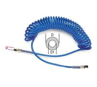 Beta 19150014 Model 1915C 6.5X10 Polyurethane Recoil Hose, 95 Shore Extendable up to 12 M, 1/4bsp, 6.5mm x 10mm