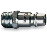 Beta 19160005 Model 1916 G1/4 Quick Coupling, European Profile, Zinc-Plated Carbonitrided Steel, Tapered Male Thread, 1/4bspt