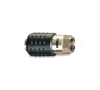 Beta 19170004 Model 1917 M1/2 Universal Ball Quick Coupler, Shockproof Rubber, Made From Nickel-Plated Brass, Male Thread, 1/2bsp