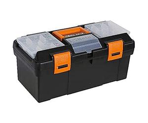 Beta 21150201 Model Cp 15 Tool Box, Plastic, Removable Tote Tray and Tool Trays