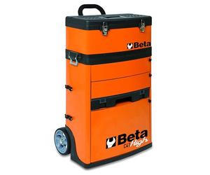 Beta 41000002 Model C41 H/O Two-Module Tool Trolley, Orange, Ral 2011