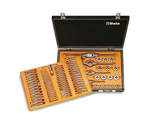 Beta 4460060 Chrome-Steel Tap & Die, Metric Thread, M2-M18 Assortment