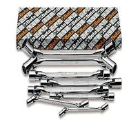 Beta 800051 Model 80/S8 Double Swivel End Socket Spanner, 8 Pieces